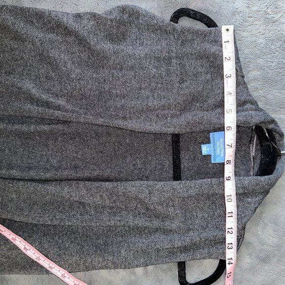 Women's Sleeveless Draped Open Front Cardigan Vest - Picture 6 of 14